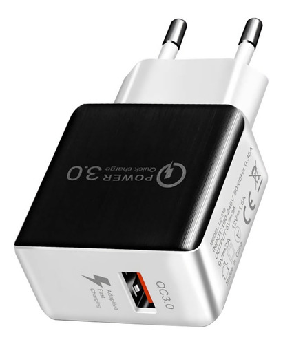 Cargador Usb De Pared Carga Rapida Fast Charger Qc 3.0