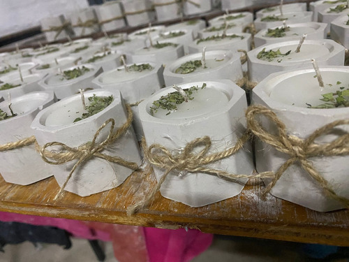 Velas Aromaticas Recuerdo Festejo Boda Xv Años Bautizo 20pz