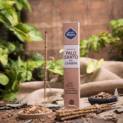 Incienso Sagrada Madre Línea Palo Santo Con Champa 