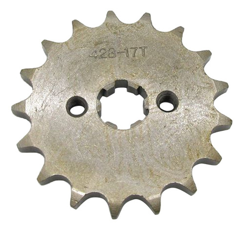 Imagen 3 de 9 de Piñón De Rueda Dentada Delantera De 17 Mm 428 Cadena Para