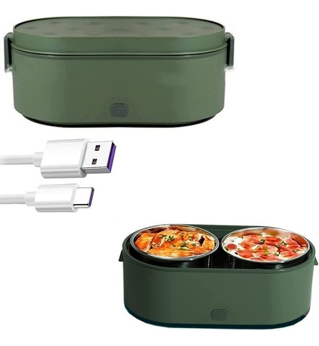 Electric Heater Usb Charging Container Lunch Box