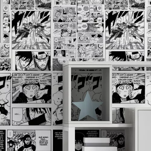 Papel De Parede Adesivo Lavável Anime Mangá Death Note