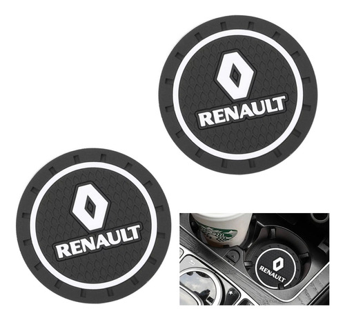 Acessório Porta Copos Renault Duster Clio Megane Kwid Logan