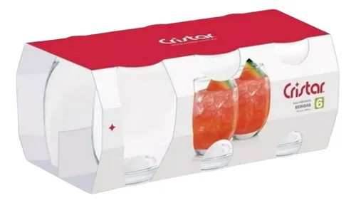 Vaso Mikonos Cristar Copon Copa Sin Tallo 460ml Color Transp
