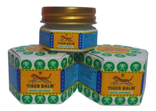  Pomada Tiger Balm Branca Balsamo De Tigre Tipo De Embalagem Pote