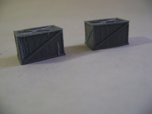 Imagen 7 de 10 de Nico 6 Cajas Carga De Vagones Miniature World H0 (mnw 63)