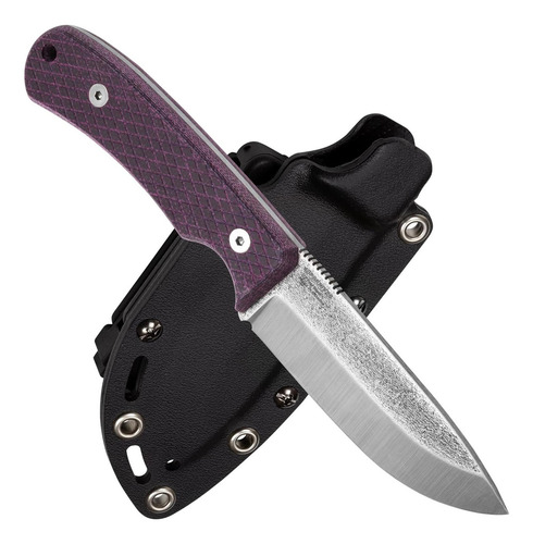 Cuchillo Táctico Bps Beta D2 Con Mango De Micarta 21.5 Cm