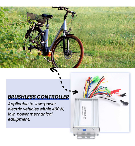 Controlador Sin Escobillas Para Bicicletas Eléctricas De 36