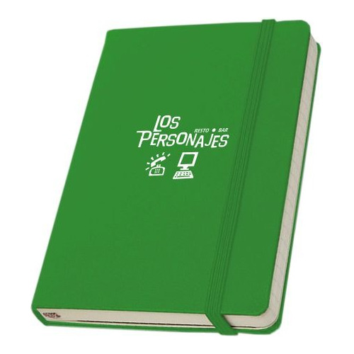 50 Libretas Tipo Moleskine A5 Impresas Con Logo