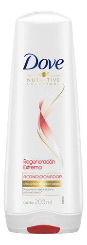 Acondicionador Dove Regeneración Extrema 200ml Pack X4uni