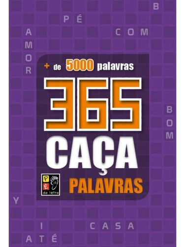 365 Caça Palavras - 3 Livros C/ Mais De 5000 Palavras Cada