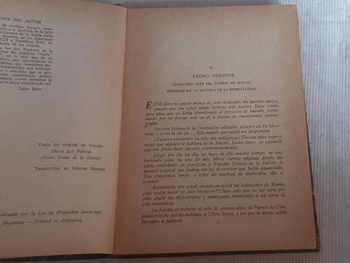 La Que Llora Leon Bloy Mundo Moderno 1947