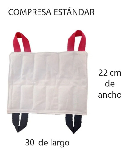 Compresas Húmedo Calientes Kit De 4 Piezas Para Compresero