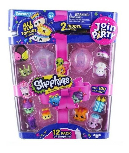 Shopkins Figuras Coleccionables  Join The Party Pack X12