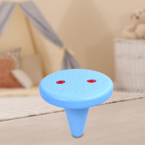 Taburete Para Niños Wobble, Asiento Flexible, Mejora Azul