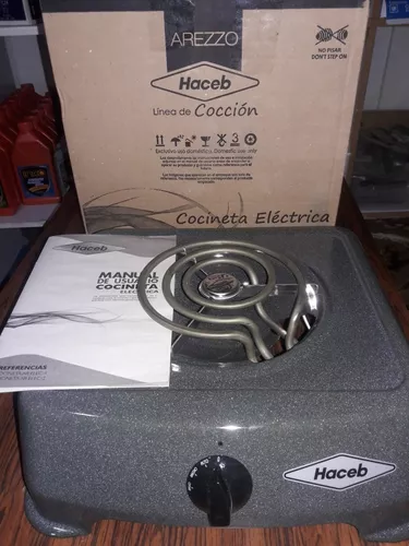 Cocina Eléctrica Haceb 1 Hornilla Gris