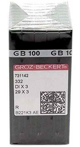 Agujas Para Máquina De Co 100 Groz Beckert 29x3 Dix3 332 Sin