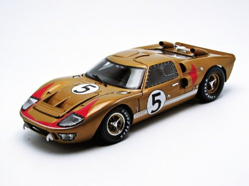 1966 Ford Gt-40 Mk 2 Gold 5 1/18 De Shelby Collectibles 403