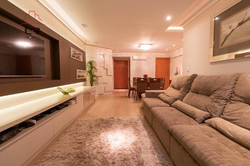 Apartamento Com 3 Dormitórios À Venda, 122 M² Por R$ 997.000,00 - Batel - Curitiba/pr - Ap0907