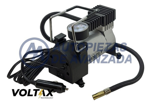 Compresor Portatil 12v C/ Enchufe Encendedor 10a 140psi 30mm