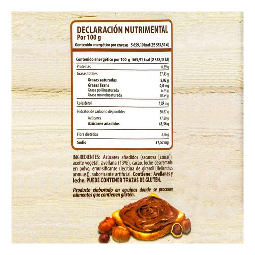 Crema De Avellanas Members Mark 1 Kg