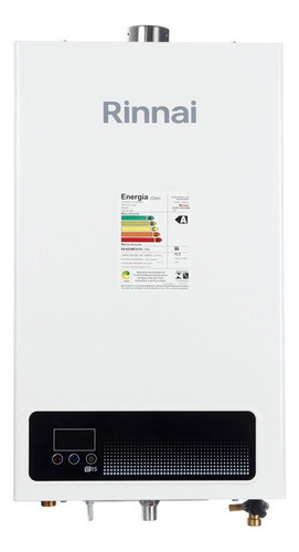 Aquecedor De Água A Gás Rinnai E15 Gn 15l Bivolt Branco 110v/220v