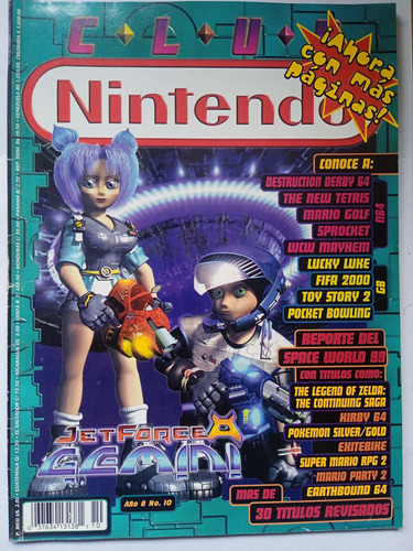 Revista Club Nintendo Año 8 No 10 Portada Gemini 