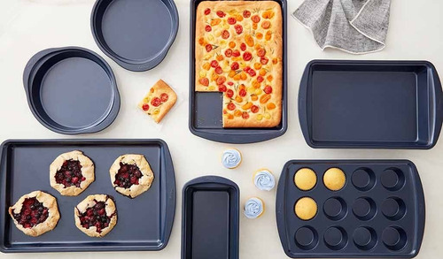 Set De Moldes Charolas Panque Cupcakes C/7 Pzas 2105-0-0356