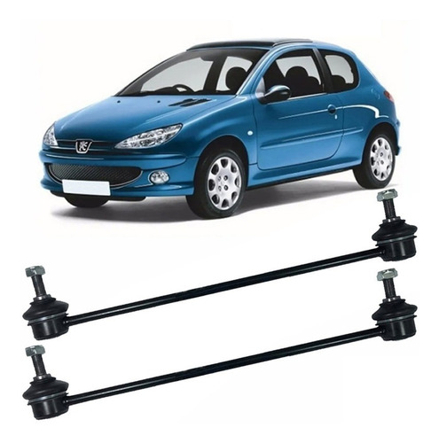 Kit 2 Bieletas Suspension Delantera Peugeot 206 1.9 D 2004