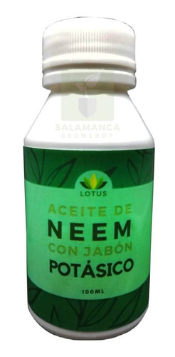 Aceite De Neem + Jabón Potásico 100ml Insecticida Salamanca