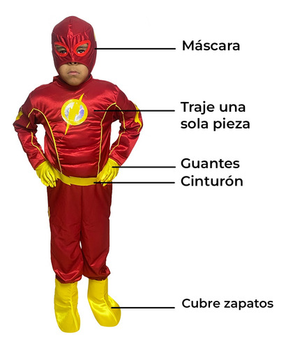 Disfraz De Flash Para Niño