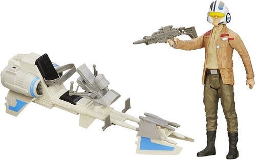 Star Wars Speeder Bike Con Poe Dameron Hasbro E3918