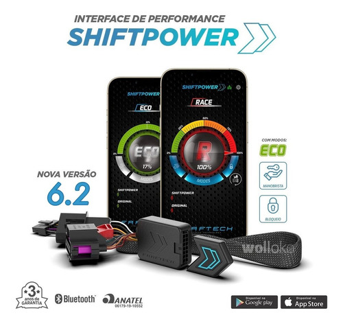 Shiftpower Saveiro 2022 Modo Eco Chip Pedal Acelerador