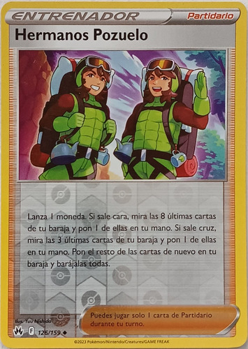 Pokemon Tcg Hermanos Pozuelo 126/159 Reverse (español)