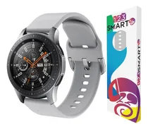 Comprar Pulseira De Silicone 22mm 123-022m Marca 123smart Compativel Com Samsung Galaxy Watch 46mm R800 Gear S3 Classic Frontier Galaxy Watch 3 45mm Gear 2 Hitwear Psw02pm Gt 2 Gt 3 Gt 4 46mm - Cor Cinza