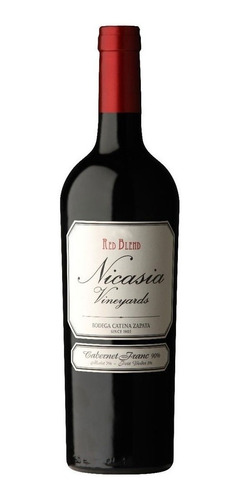 Imagen 1 de 5 de Vino Nicasia Vineyards Red Blend Cabernet Franc 750ml