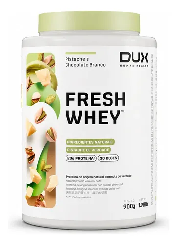 Whey Dux 900g Pistache e Chocolate Branco