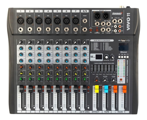 Consola Mixer Pofesional Lexsen Vivo 11 Usb Bluetooth