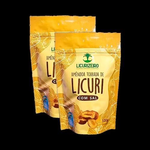 Kit 2x: Amêndoa De Licuri Torrada Com Sal Licurizeiro 100g