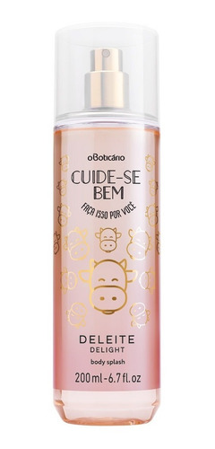 Cuide-se Bem Deleite Body Splash, 200ml