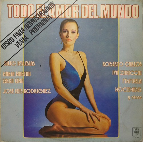 Vinilo Compilado Varios - Todo El Amor Del Mundo 1983 Arg