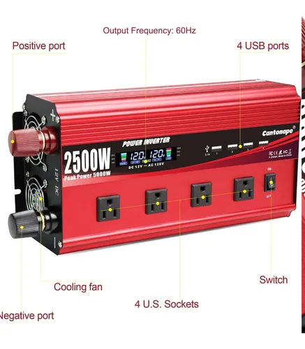Inversor 12v A 110v 2500 Wts