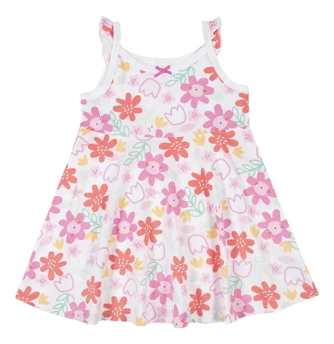 Conjunto De Ropa Gerber Para Bebés Y Niñas, Vestido De Veran