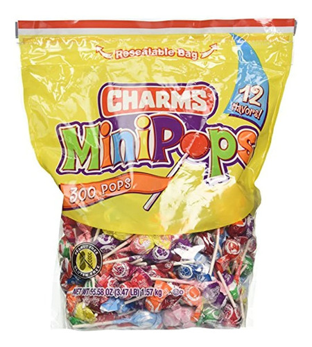 Chupetas Charms 12 sabores Surtidos