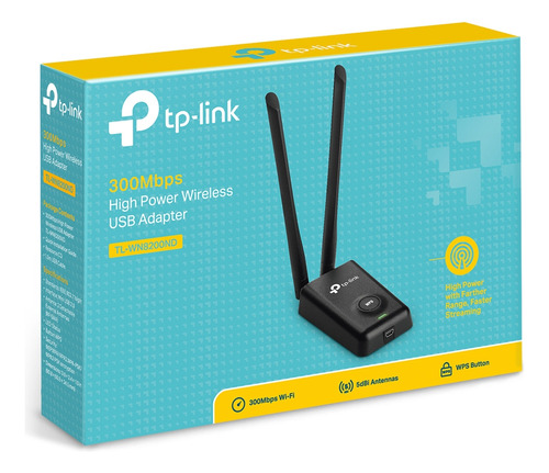 Adaptador Usb Inalámbrico Tp-link Tl-wn8200nd 300mbps