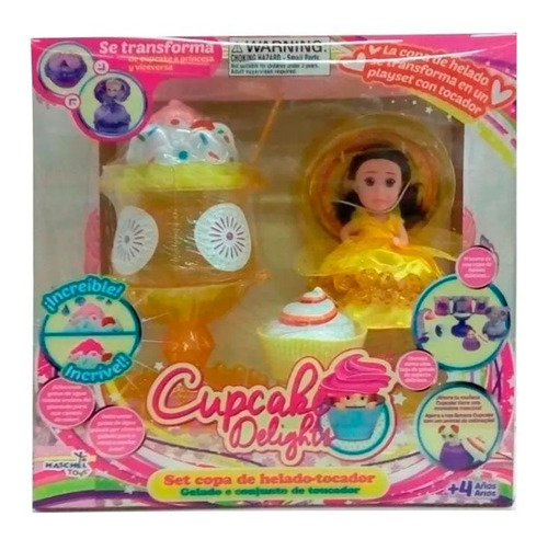 Playset Muñeca Cupcakes Amarilla 1140 E.full