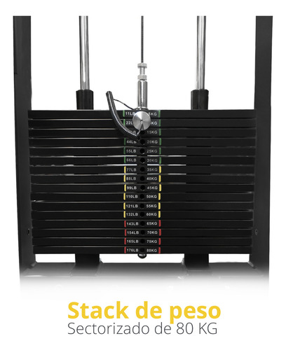 Maquina Extensión Curl De Pierna Peso Integrado Tayga Estructura Negro Tapizado Negro