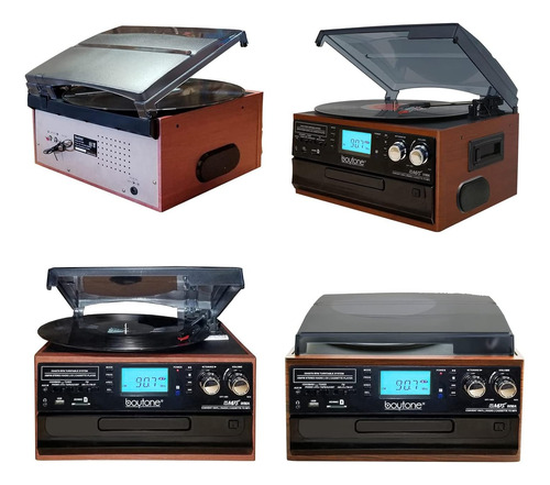 Tocadiscos Boytone Bt-22ms Bluetooth Y Radio Am/fm