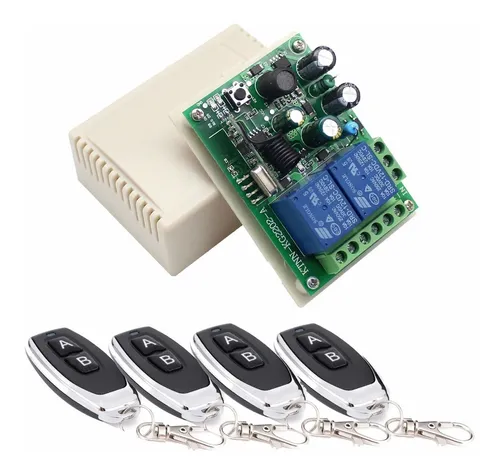 comprar Rele Acionamento Sem Fio Remoto Ac 110v 220v 2 Canais