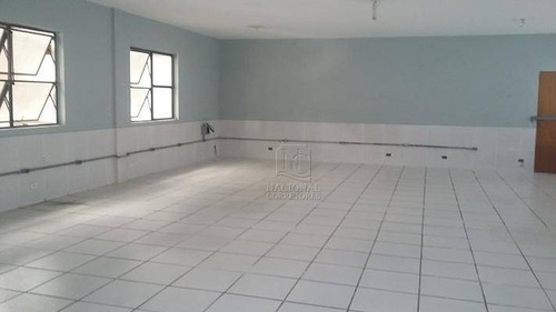 Galpão Para Alugar, 460 M² Por R$ 6.000,00/mês - Vila Sacadura Cabral - Santo André/sp - Ga0489